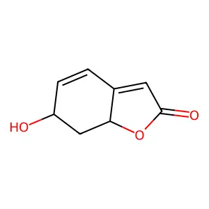 2(6H)-benzofuranone, 7,7a-dihydro-6-hydroxy-, (6R,7aR)- structure
