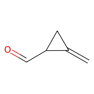 Cyclopropanecarboxaldehyde, methylene- structure