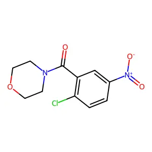 4-(2-Chloro-5-nitrobenzoyl)morpholine structure