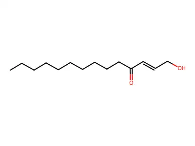 1-Hydroxytetradec-2-en-4-one structure