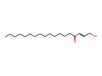 1-Hydroxyoctadec-2-en-4-one structure
