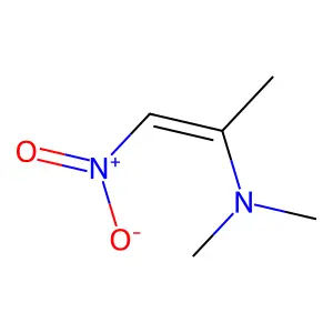 (Z)-N,N-dimethyl-1-nitroprop-1-en-2-amine structure