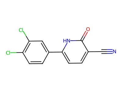6-(3,4-Dichlorophenyl)-2-oxo-1,2-dihydro-3-pyridinecarbonitrile structure
