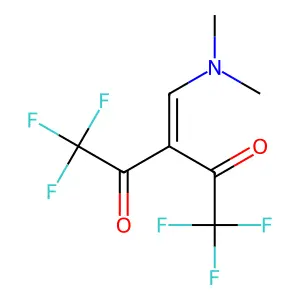 3-((Dimethylamino)methylene)-1,1,1,5,5,5-hexafluoropentane-2,4-dione structure