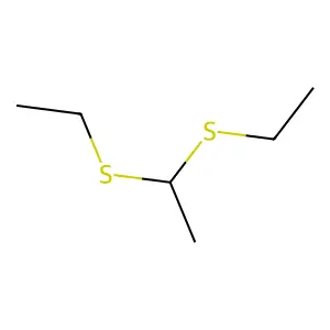 Ethane, 1,1-bis(ethylthio)- structure