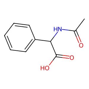 (R)-2-Acetamido-2-phenylacetic acid structure