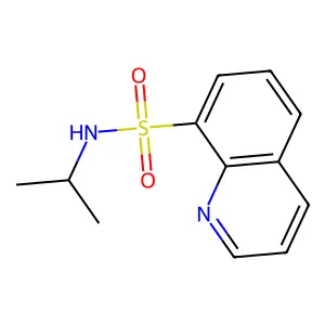 N-propan-2-ylquinoline-8-sulfonamide structure