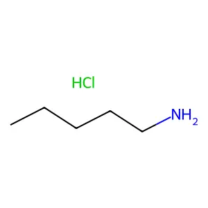 n-Amylamine hydrochloride structure