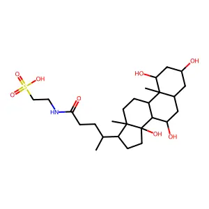 Tauro 1-hydroxycholic acid structure