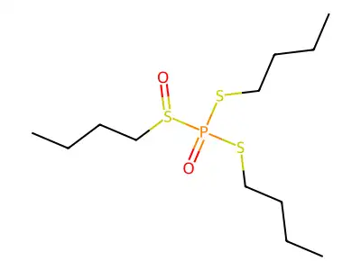 S,S-Dibutyl (butylsulfinyl)phosphonodithioate structure