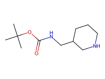 (S)-tert-Butyl (piperidin-3-ylmethyl)carbamate structure