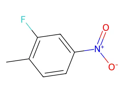 2-Fluoro-4-nitrotoluene structure