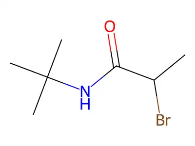 2-Bromo-N-(tert-butyl)propanamide structure
