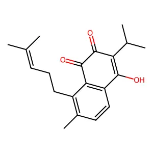 12-Hydroxysapriparaquinone structure