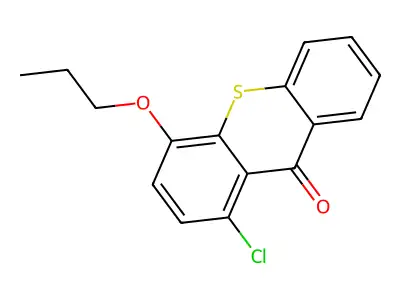 9H-Thioxanthen-9-one, 1-chloro-4-propoxy- structure