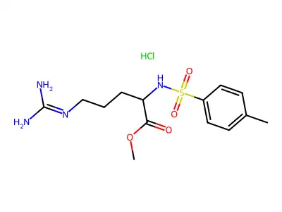 Methyl N2-((p-tolyl)sulphonyl)-L-argininate monohydrochloride structure