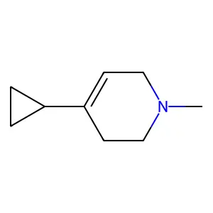 4-Cyclopropyl-1-methyl-1,2,3,6-tetrahydropyridine structure