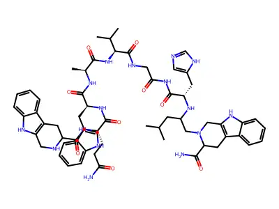 Bombesin(6-14), Tpi(6)-Leu(13)-psi(CH2N)-Tpi(14)- structure