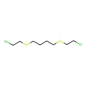 1,4-Bis(2-chloroethylthio)-n-butane structure
