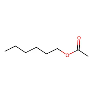 Hexyl acetate structure