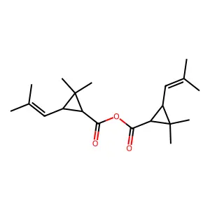 Chrysanthemic anhydride structure