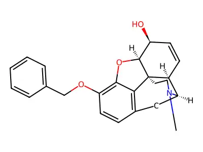 Benzylmorphine structure