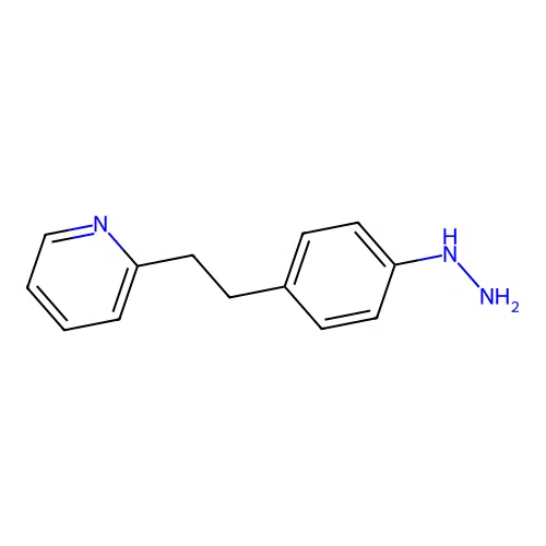 Pyridine, 2-[2-(4-hydrazinophenyl)ethyl]- structure
