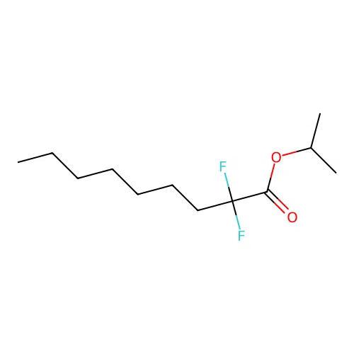2,2-Difluoro-nonanoic acid isopropyl ester structure
