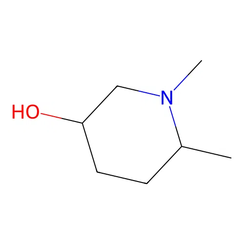 1,6-Dimethyl-3-piperidinol structure
