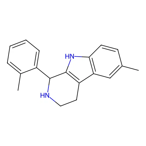 6-Methyl-1-(o-tolyl)-2,3,4,9-tetrahydro-1H-pyrido[3,4-b]indole structure