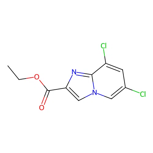 Ethyl 6,8-dichloroimidazo[1,2-a]pyridine-2-carboxylate structure