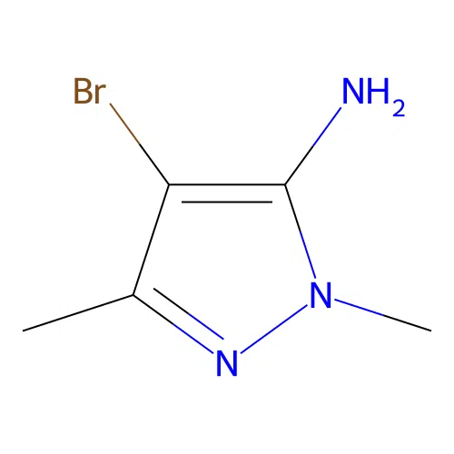 4-Bromo-1,3-dimethyl-1H-pyrazol-5-amine structure
