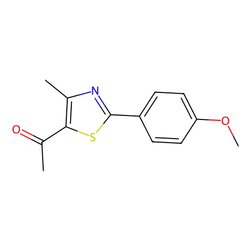 1-[2-(4-Methoxyphenyl)-4-methyl-1,3-thiazol-5-yl]ethan-1-one structure