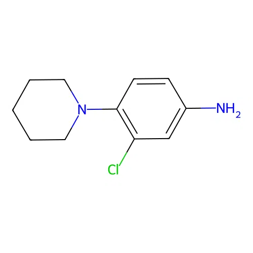 3-Chloro-4-(piperidin-1-yl)aniline structure
