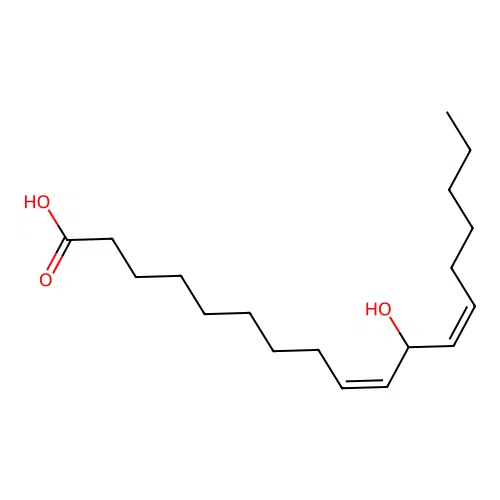 (9Z,12Z)-11-Hydroxy-9,12-octadecadienoic acid structure