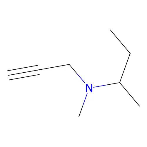 sec-Butyl-methyl-prop-2-ynyl-amine; oxalic acid with HCl structure