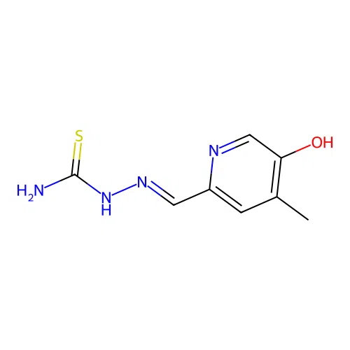 [(5-Hydroxy-4-methylpyridin-2-yl)methylideneamino]thiourea structure