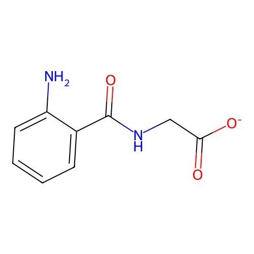 {[(2-Aminophenyl)carbonyl]amino}acetate structure