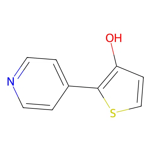 2-(4-Pyridyl)thiophen-3-ol structure