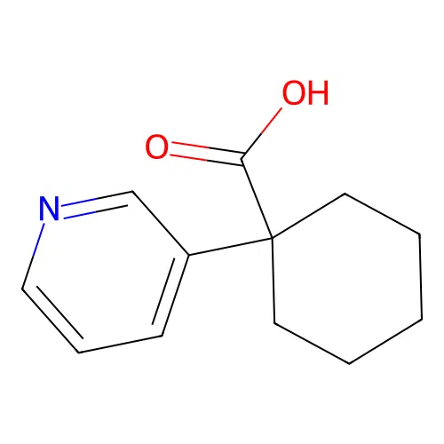 1-(Pyridin-3-yl)cyclohexane-1-carboxylic acid structure