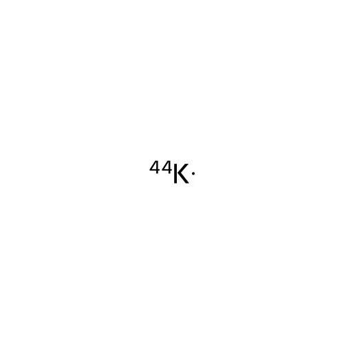 44K isotope structure