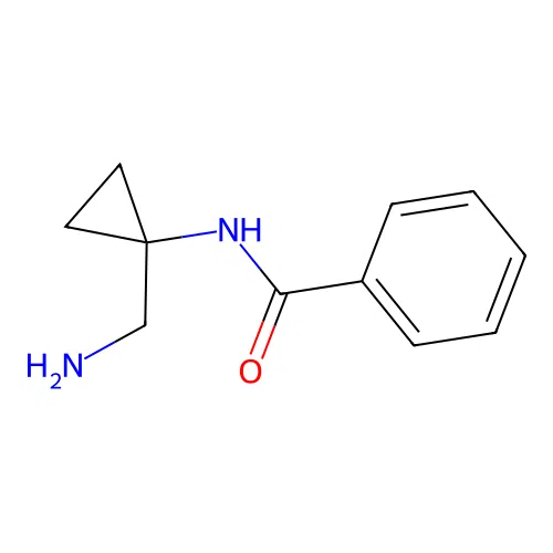 N-[1-(aminomethyl)cyclopropyl]benzamide structure