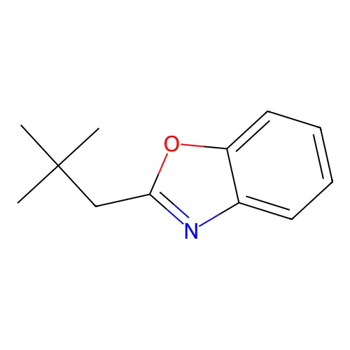 Benzoxazole, 2-(2,2-dimethylpropyl)- structure