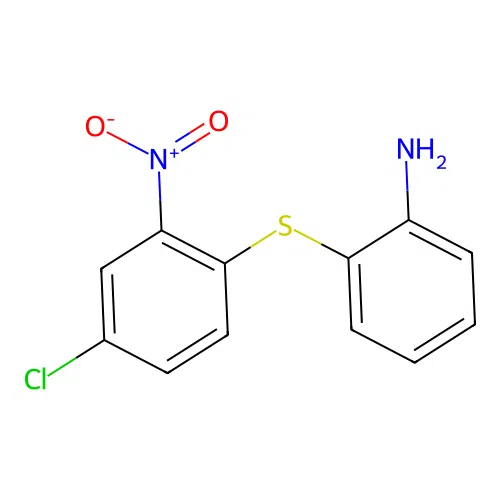 2-(4-Chloro-2-nitro-phenylsulfanyl)-phenylamine structure