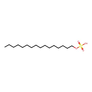 Hexadecyl sulfate structure