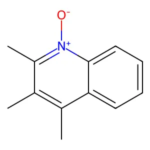 2,3,4-Trimethylquinoline 1-oxide structure