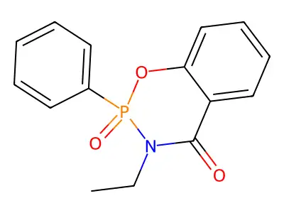 3-Ethyl-2-phenyl-2,3-dihydro-4H-1,3,2lambda~5~-benzoxazaphosphinine-2,4-dione structure