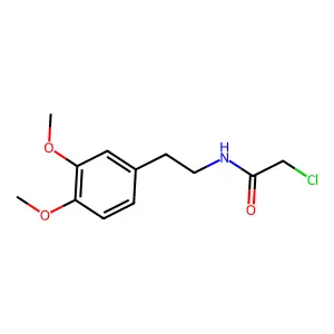 2-Chloro-N-(2-(3,4-dimethoxy-phenyl)-ethyl)-acetamide structure