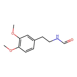 N-[2-(3,4-dimethoxyphenyl)ethyl]formamide structure