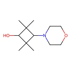 Cyclobutanol, 3-morpholino-2,2,4,4-tetramethyl- structure